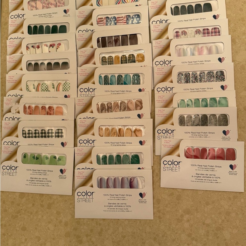Color Street New In Package Nail Polish Strips. 5 each or 3 for 12. Send message
